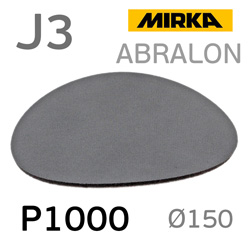 Круг шлиф. на поролоне ф150 Mirka Abralon  J3 (Р1000) липучка