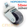 Колесо металлическое D=58мм заднее N3203 для подкатного домкрата Nordberg
