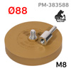 Диск для снятия скотча ф88 гладкий РМ-383588 для удаления липких лент (max 4000 об/мин) толщина 15мм